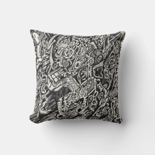 Enter, The Microdot Man Cushion