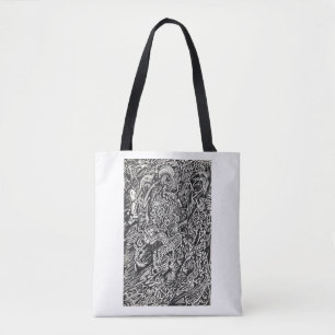 Enter, The Microdot Man Tote Bag