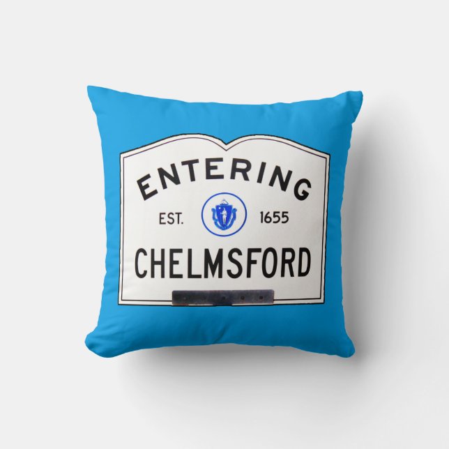 Entering Chelmsford Cushion (Front)