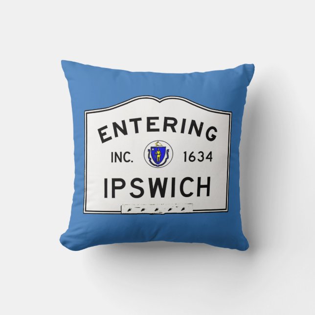 Entering Ipswich Cushion (Front)