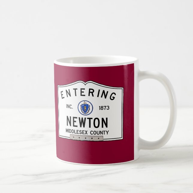 Entering Newton Coffee Mug (Right)
