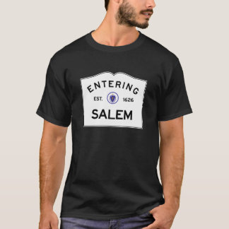 Entering Salem Massachusetts Commonwealth of Mass T-Shirt