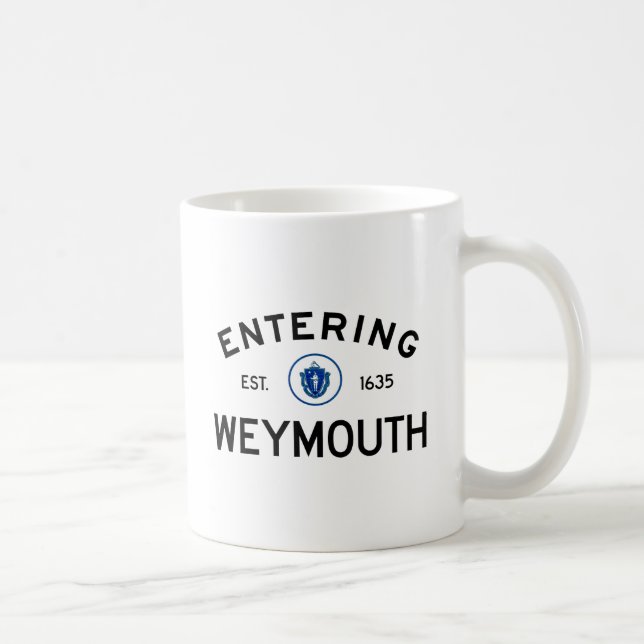 Entering Weymouth Coffee Mug (Right)