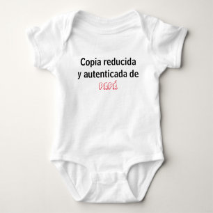 Enterizo copia reducida baby bodysuit