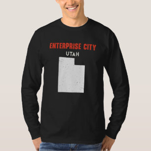 Enterprise city Utah USA State America Travel Utah T-Shirt