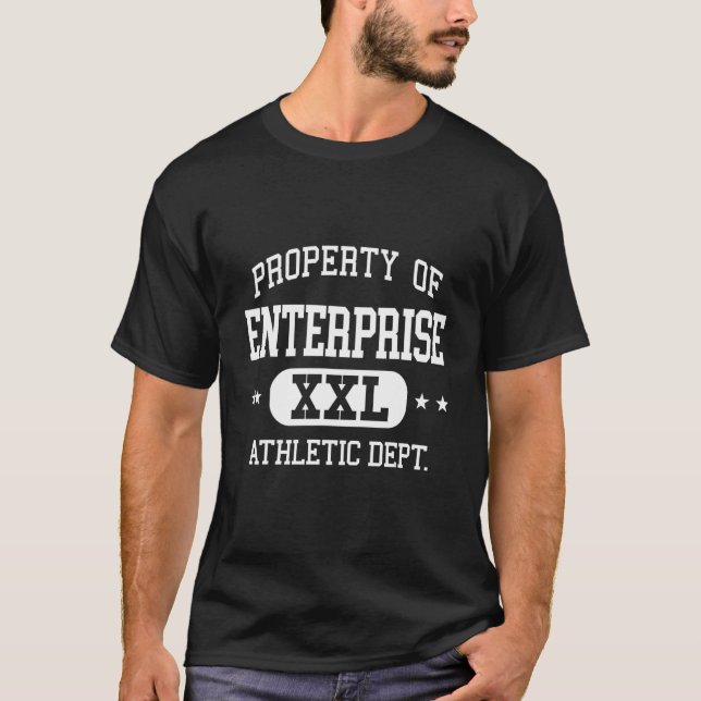 Enterprise Retro Athletic Property Dept T-Shirt (Front)