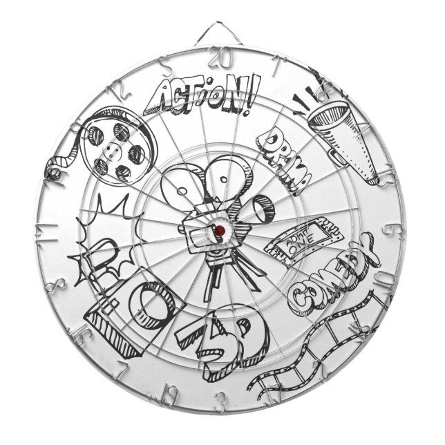 Entertainment Doodles Dartboard (Front)