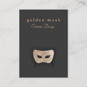 Entertainment Theatre Mask Business Card