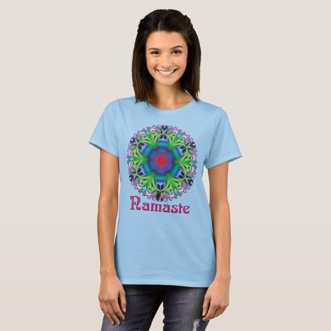 Enthrall Namaste Kaleidoscope T-shirt (Front Full)