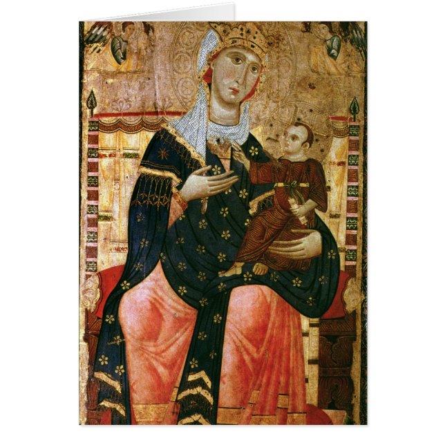 Enthroned Madonna and Child, c.1260 (Front)