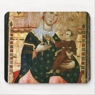 Enthroned Madonna and Child, c.1260 Mouse Pad