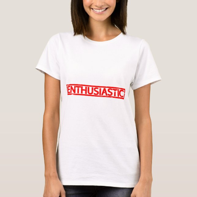 Enthusiastic Stamp T-Shirt (Front)