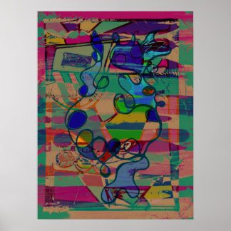 "Enticing Abstract" alt version 18 x 24 in. poster