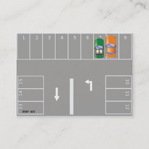 Entire Lot Is Open - But You Park Next to Me Business Card