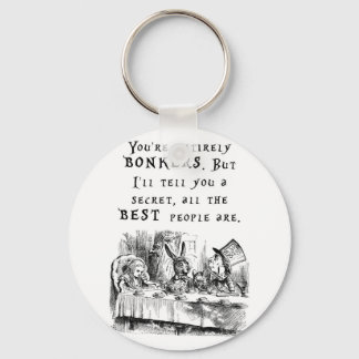 entirely bonkers A4 Key Ring