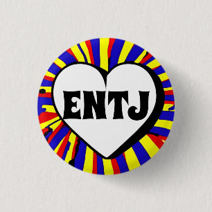 ENTJ MBTI 3 Cm Round Badge