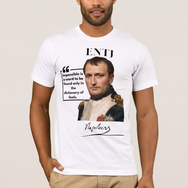ENTJ T-Shirt Napoleon Bonaparte (Front)
