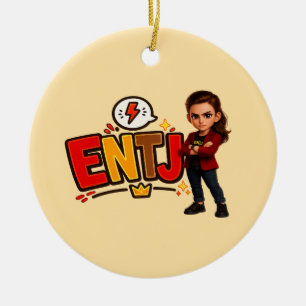 ENTJ — The Visionary Conqueror Ceramic Tree Decoration