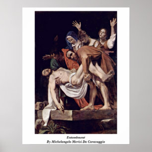 Entombment By Michelangelo Merisi Da Caravaggio Poster