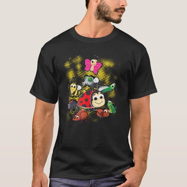 Entomologist Bugs Insects Bug Catcher T-Shirt (Front)