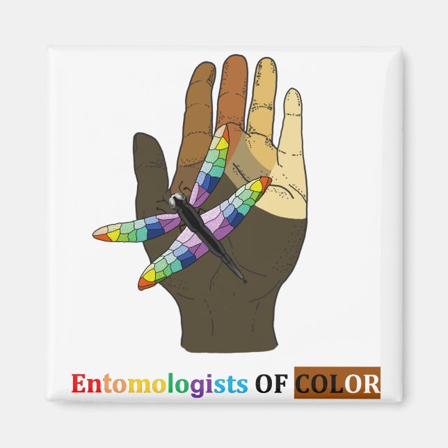 Entomologists of Colour logo Magnet (Front)