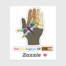 Entomologists of Colour Vinyl Stickers