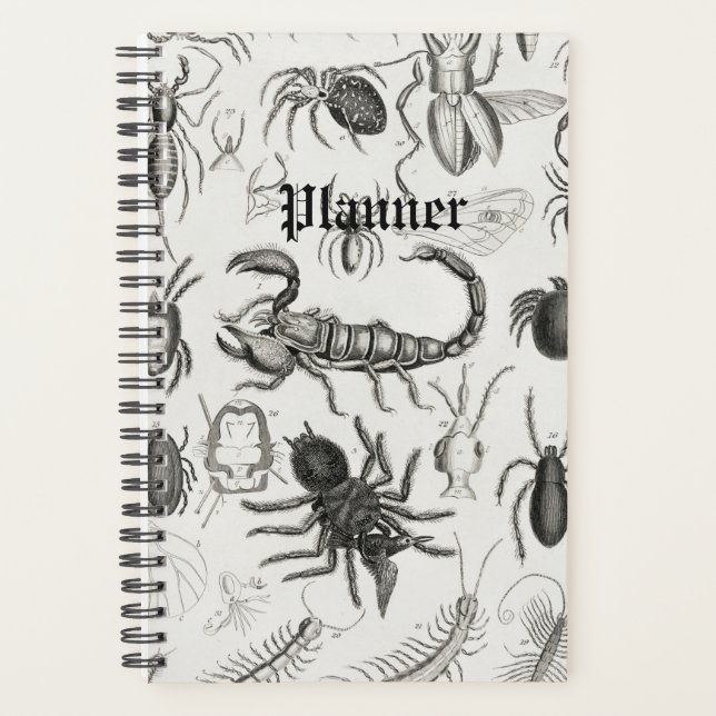 Entomology - Arachnides, Myriapoda 2022 Planner (Front)