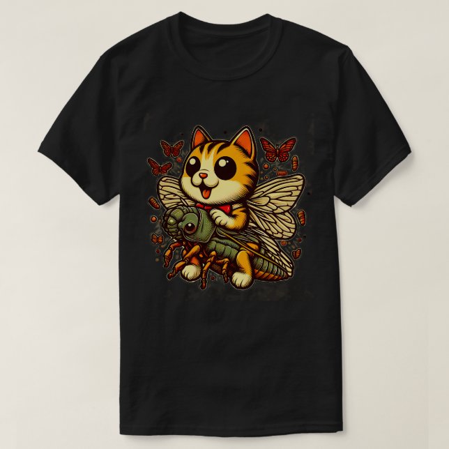 Entomology Cicada Lover Cicada Fest 2024 Broods XI T-Shirt (Design Front)