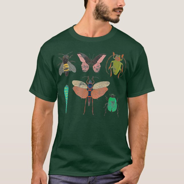 Entomology Insects Bug Identification Science T-Shirt (Front)