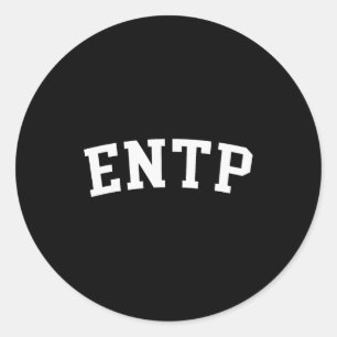 Entp classic round sticker
