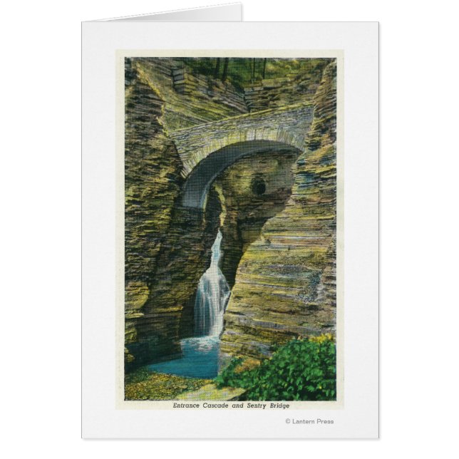 Entrance Cascade and Sentry Bridge View (Front)