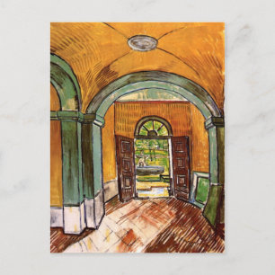 Entrance Hall Saint-Paul Hospital Vincent van Gogh Postcard