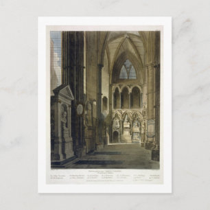 Entrance into Poet's Corner, plate 26 from 'Westmi Postcard