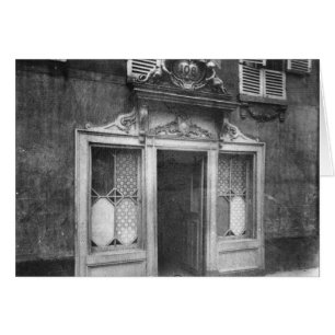 Entrance of a brothel in Paris