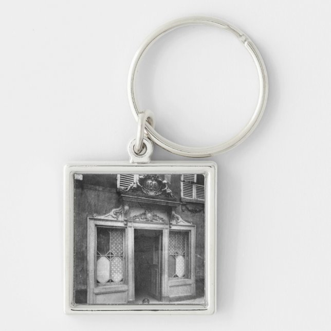 Entrance of a brothel in Paris Key Ring (Front)