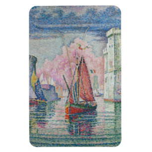 Entrance of La Rochelle Harbour, Paul Signac Magnet