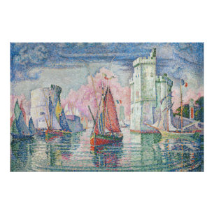 Entrance of La Rochelle Harbour, Paul Signac Photo Print