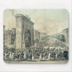 Entrance of Louis XVIII through Porte Mouse Pad