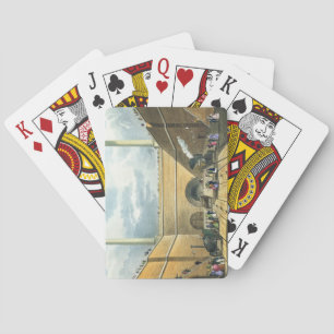 Entrance of the Railway at Edge Hill, Liverpool, p Playing Cards