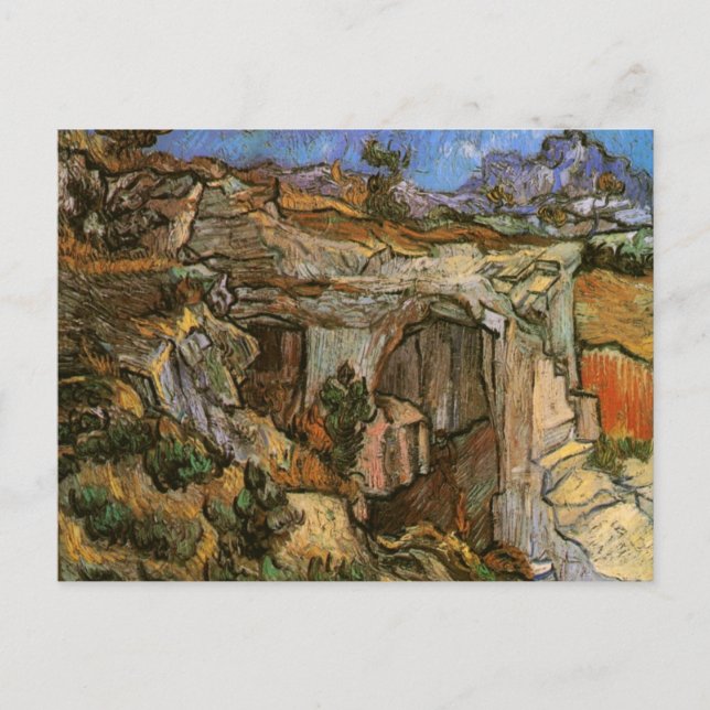 Entrance, Quarry near Saint-Rémy, Vincent Van Gogh Postcard (Front)
