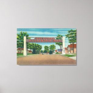 Entrance to Alexandria Bay View Canvas Print