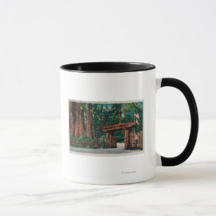 Entrance to Big Trees Park, Santa Cruz County Mug