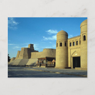 Entrance to city, Khiva, Uzbekistan Postcard