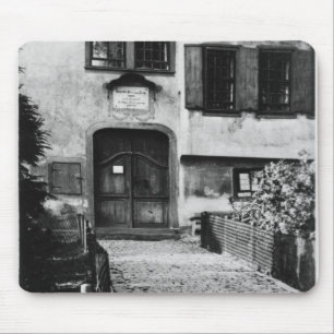 Entrance to Johann Sebastian Bach's  house Mouse Pad