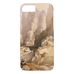 Entrance to Petra, March 10th 1839, plate 98 from iPhone 8/7 Case