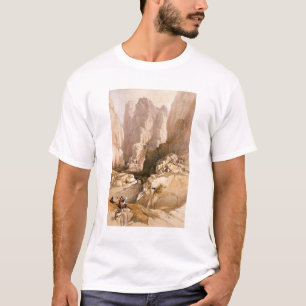 Entrance to Petra, March 10th 1839, plate 98 from T-Shirt