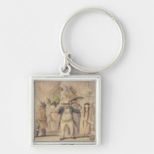 Entrance to Pidcock's Exhibition Tent at a Fair (p Key Ring