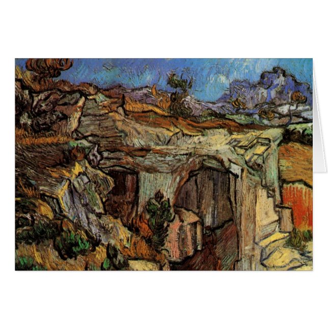 Entrance to Quarry, Saint-Remy by Vincent van Gogh (Front Horizontal)