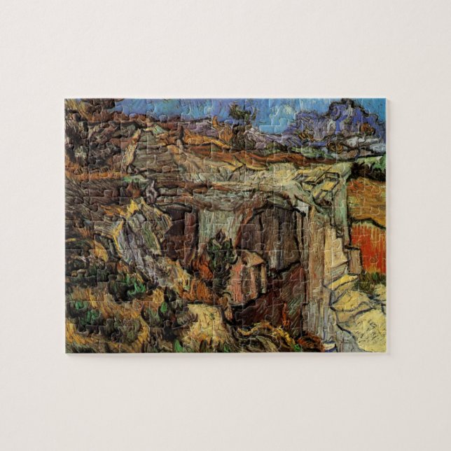 Entrance to Quarry, Saint-Remy by Vincent van Gogh Jigsaw Puzzle (Horizontal)