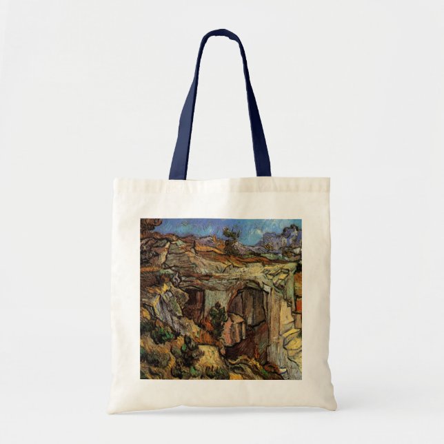 Entrance to Quarry, Saint-Remy by Vincent van Gogh Tote Bag (Front)